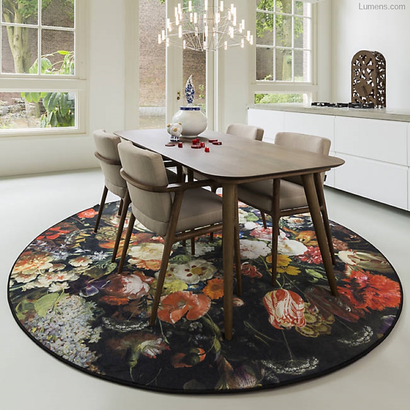 51 alfombras redondas para actualizar sus habitaciones con nuevas tendencias