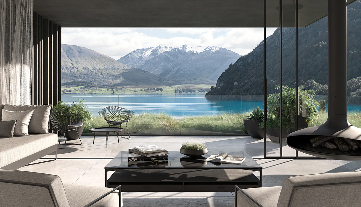 Villas espectacularmente pintorescas en Nueva Zelanda [Visualized]